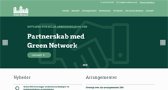 Desktop Screenshot of greennetwork.dk